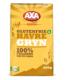 Produktbilde av glutenfrie havregryn fra Axa
